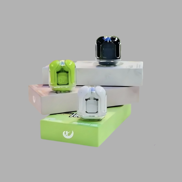 Air31 Earbuds With Pouch Wireless Crystal Transparent