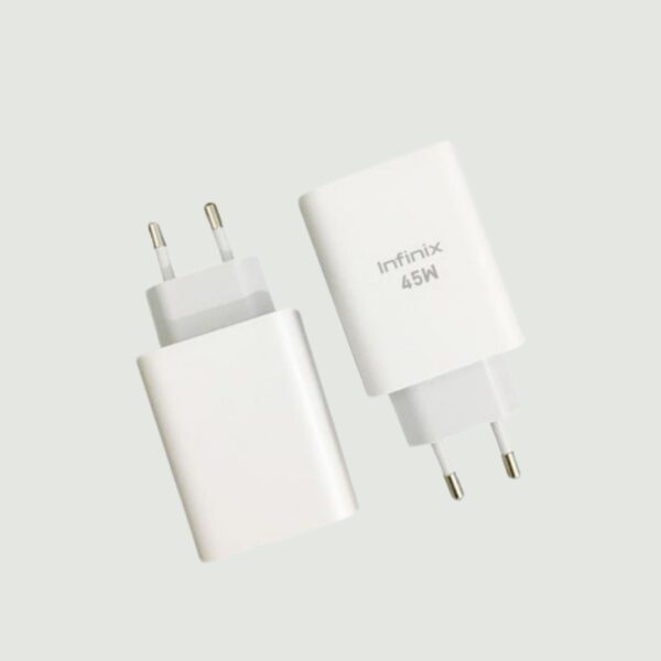 Original Infinix Genuine 45w Flash Charger, Infinix Zero X Pro 45W 45Watts Original Flash Charge